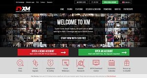 XM homepage