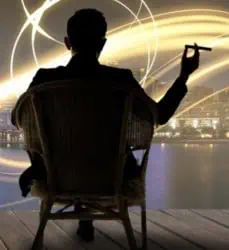 man on chair