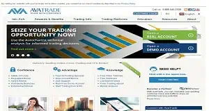 Avatrade homepage