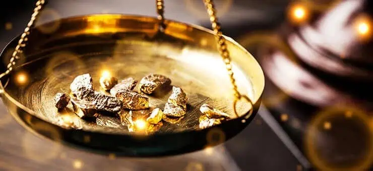 Gold commodity trading