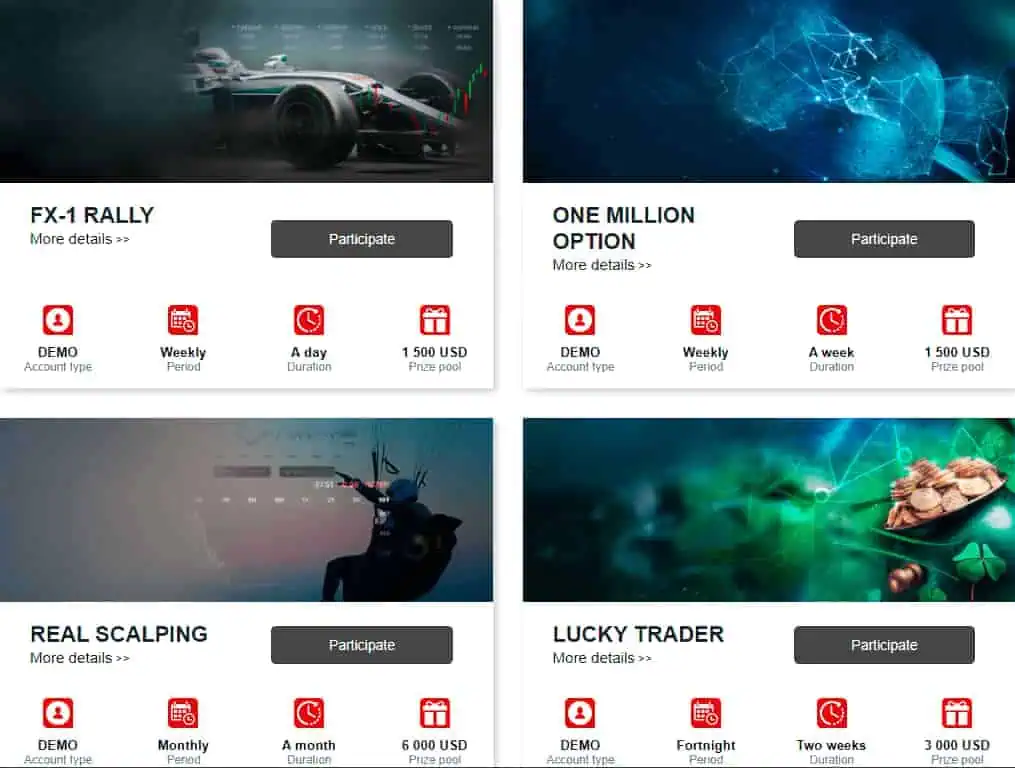 instaforex competitions
