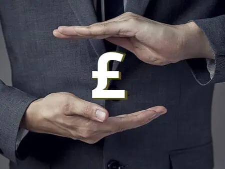 British pound trying to form a bottom
