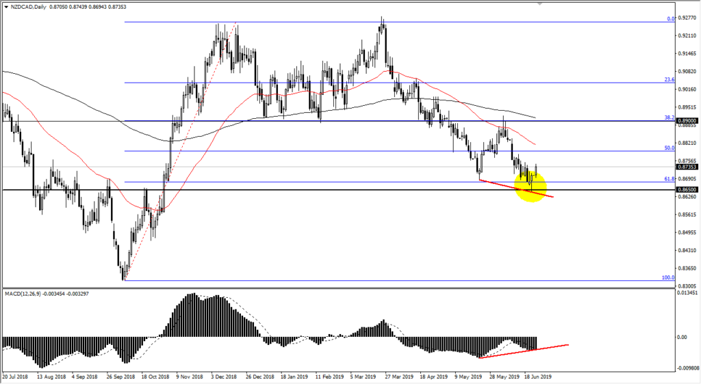 nzd/cad daily chart