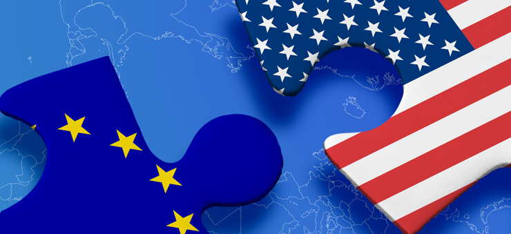 EU/US flags